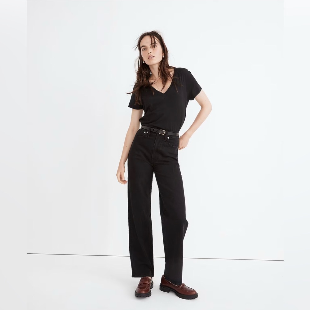 Madewell The Perfect Vintage Wide-Leg Jean in Belmere Wash size 29